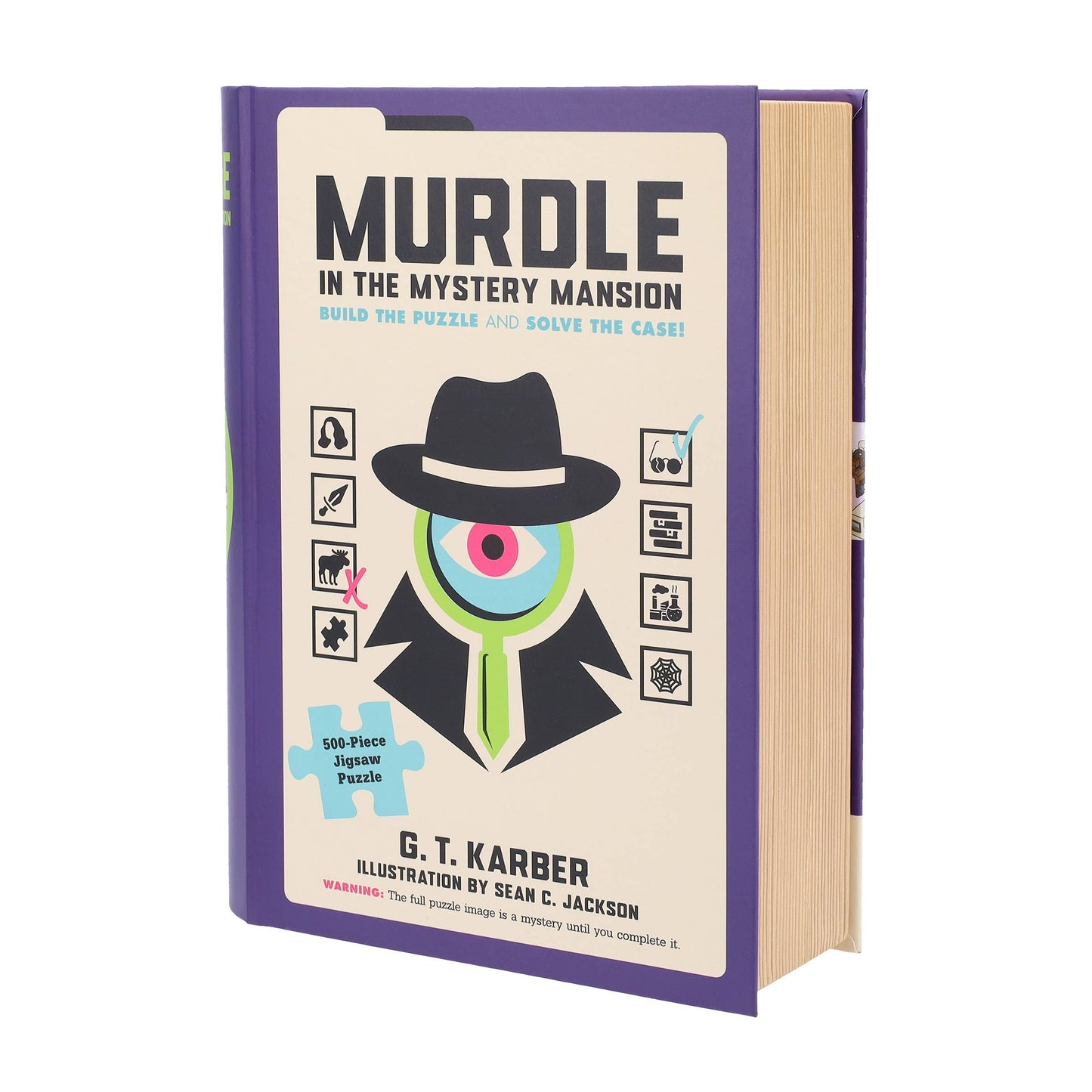 Murdle in the Mystery Mansion 500-Piece Jigsaw Puzzle