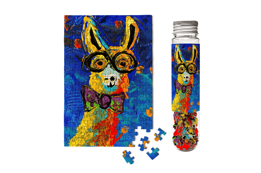 Lively Louis Llama Mini Jigsaw Puzzle