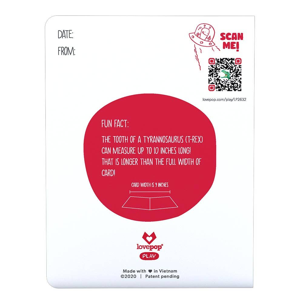 T-Rex Birthday Pop-Up Cards