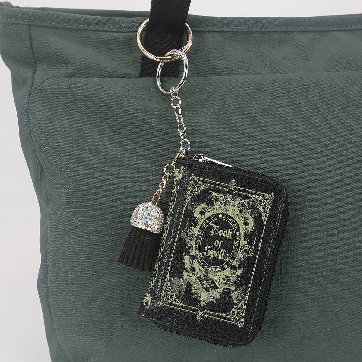 Book of Spells Book Keychain Coin Purse
