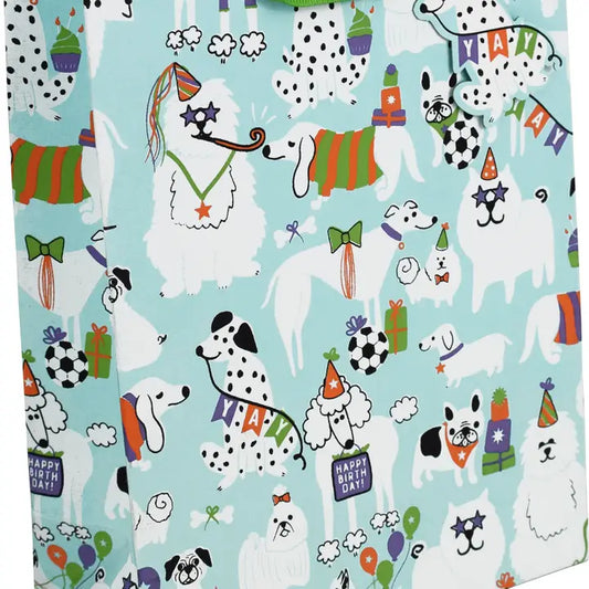 Birthday Dogs - Med Gift Bag
