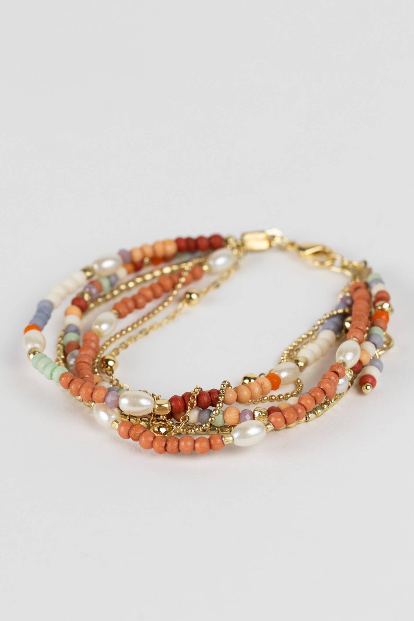 Peachy Multistrand Bracelet