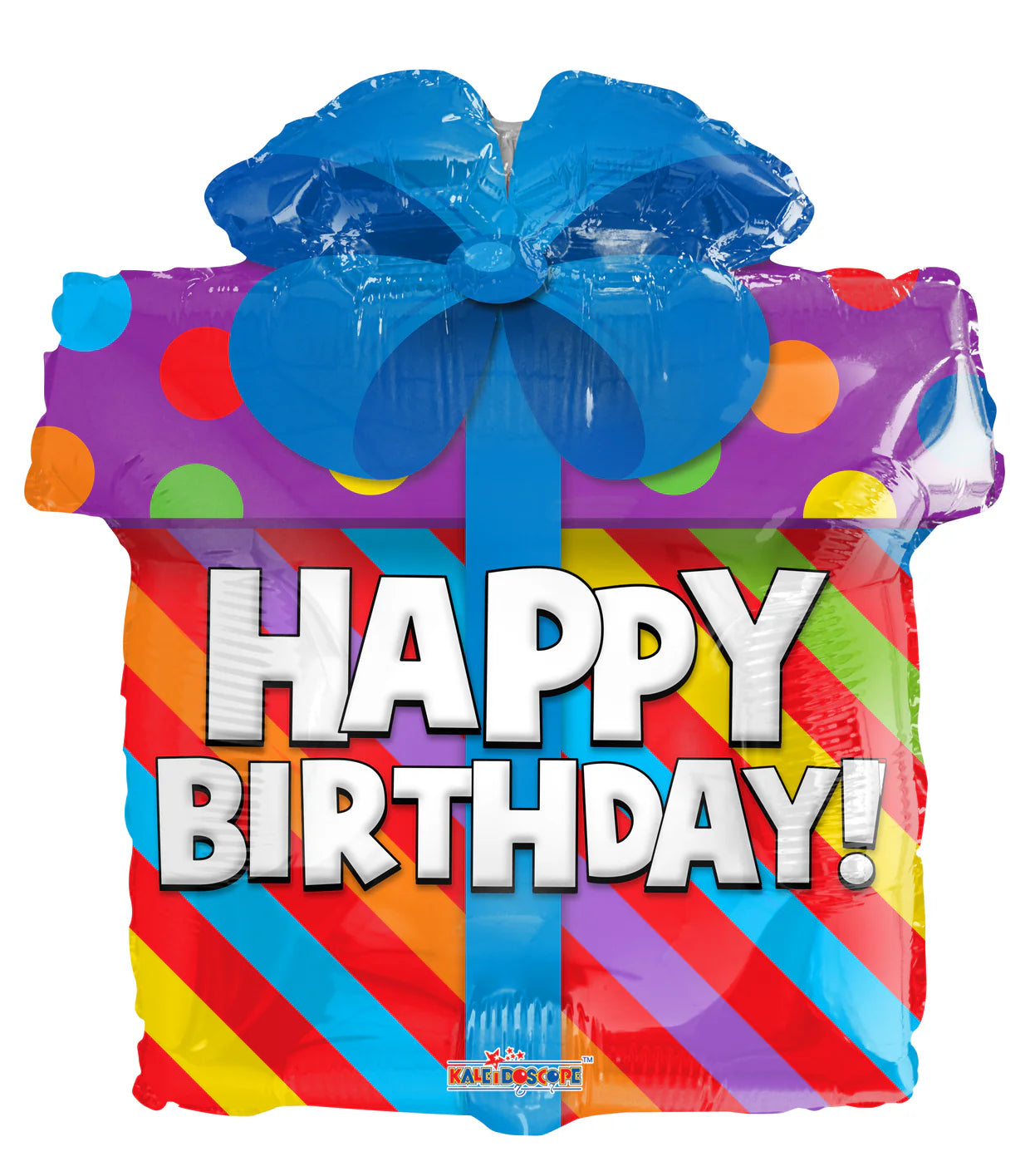 18" Happy Birthday Present Foil Balloon