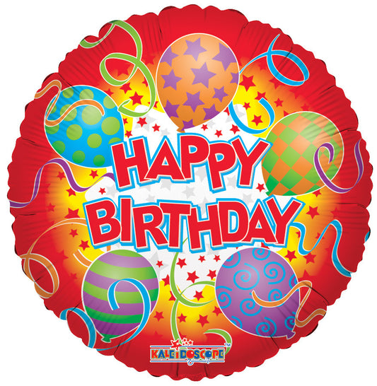 Birthday Balloons Red Foil Balloon
