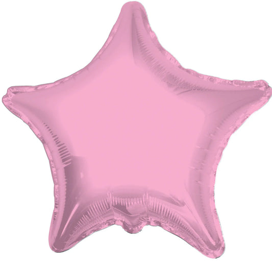 19" Pink Star Foil Balloons