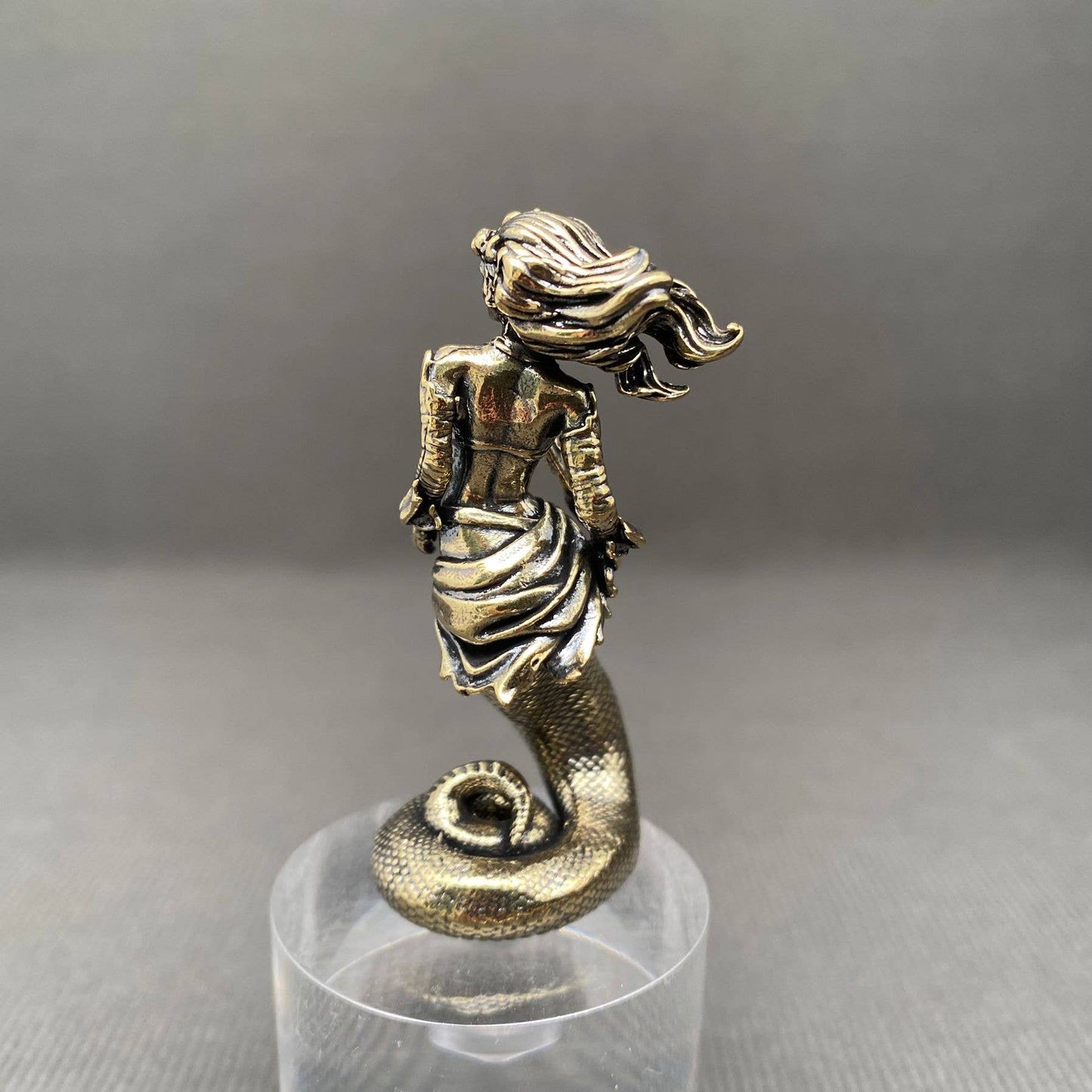 Brass Medusa Figurine