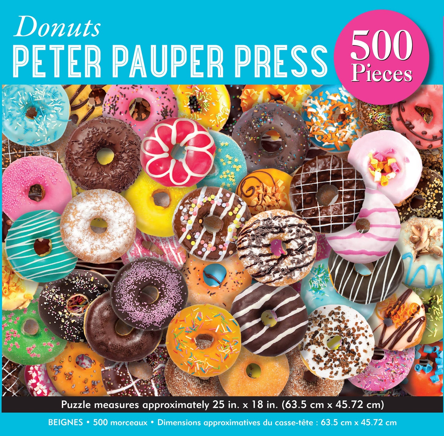 Donuts 500 Piece Jigsaw Puzzle