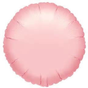18" Pastel Pink Circle Foil Balloons