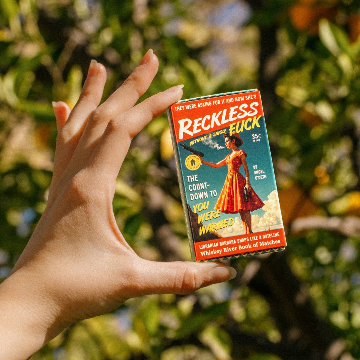 Reckless Pulp Friction Match Book
