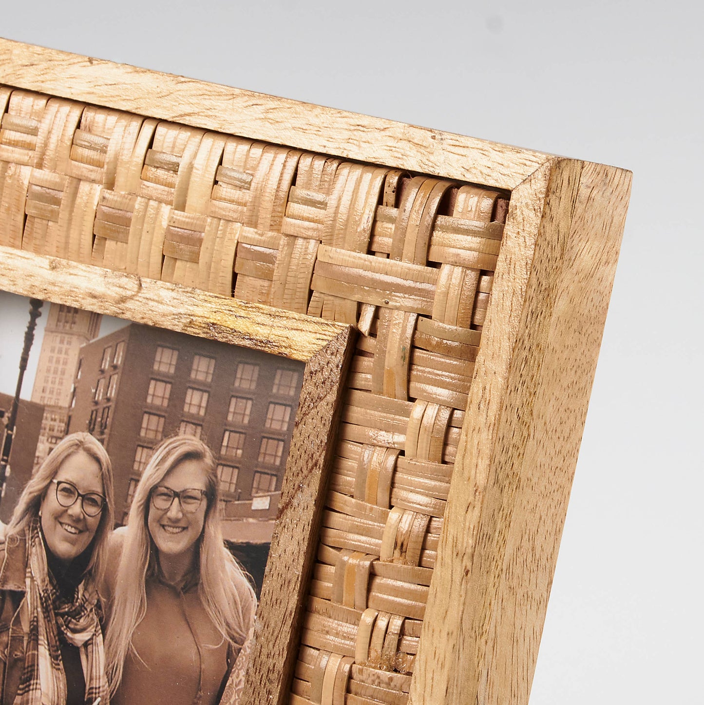 Woven Bamboo Photo Frame