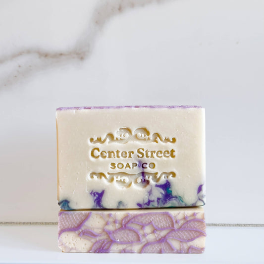 Lilac and Lace Spring Handmade Soap Bar