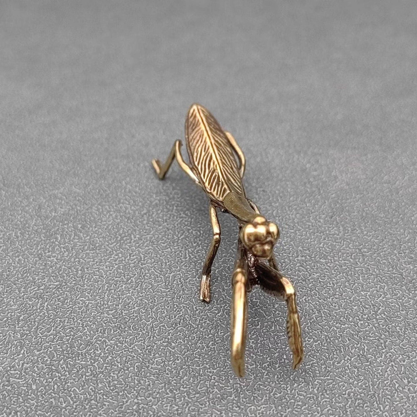 Brass Mantis Figurine