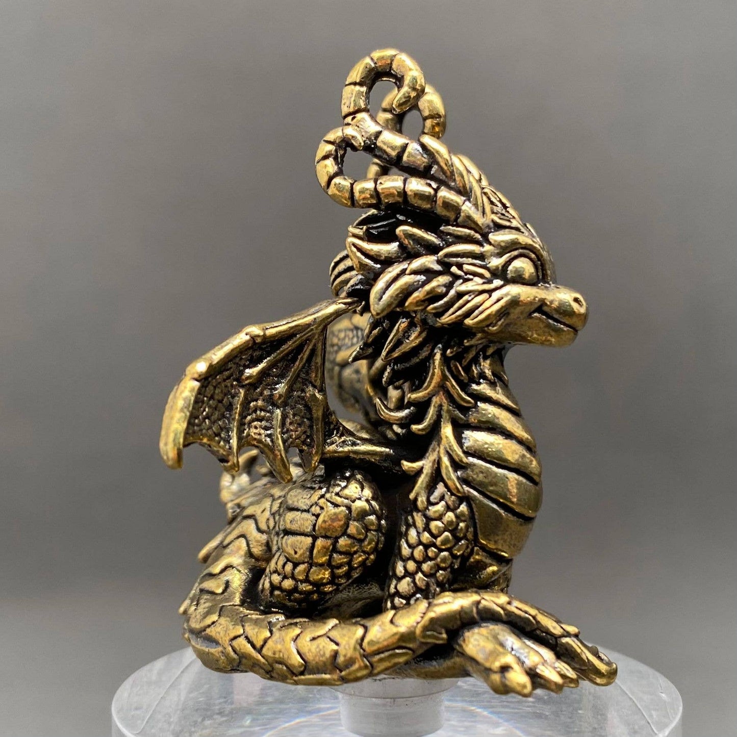 Brass Magic Dragon Figurine