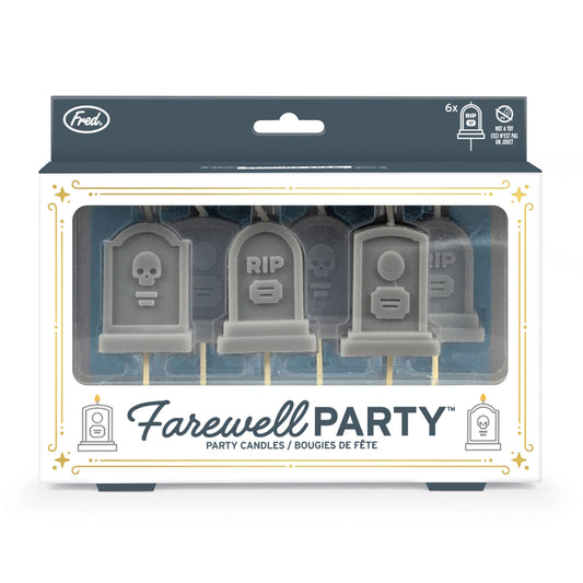 Farewell Party Tombstone Candles