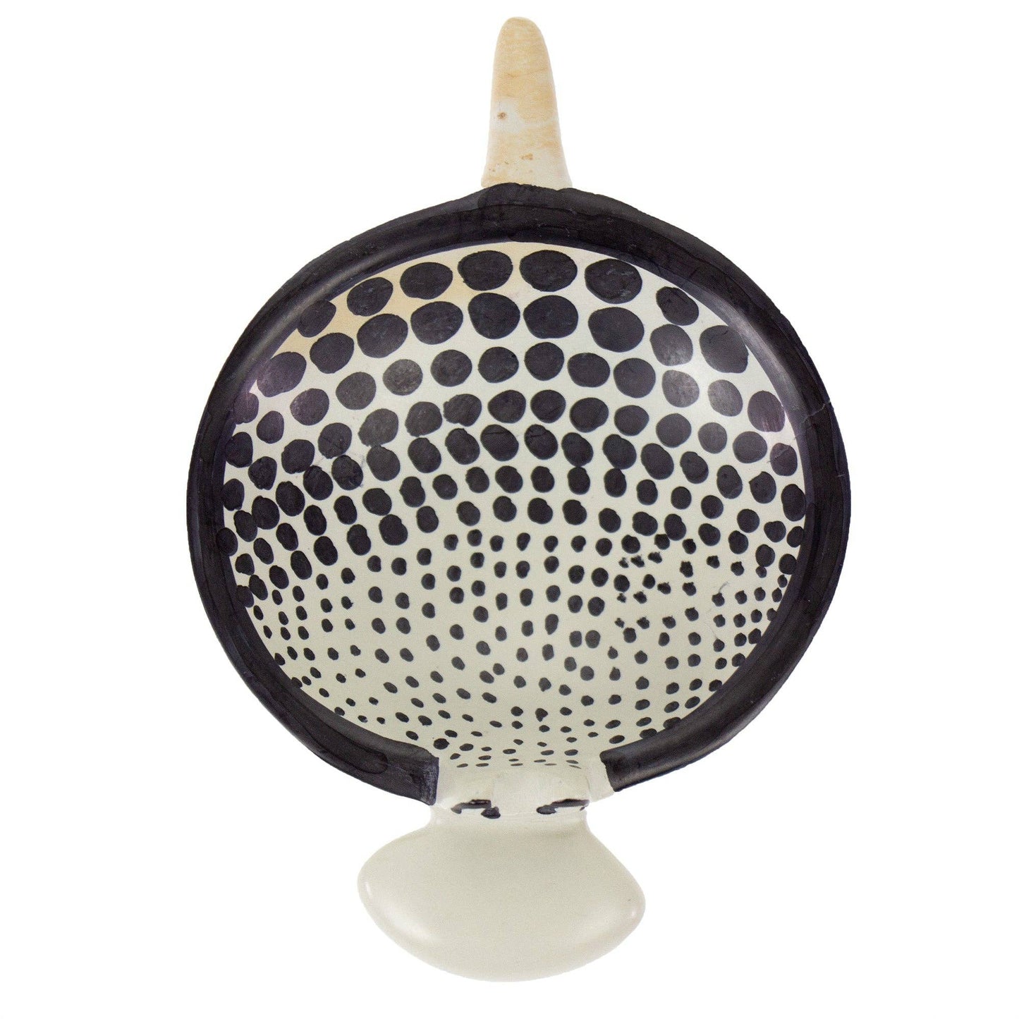 Soapstone Hippo Bowl with Black Accents