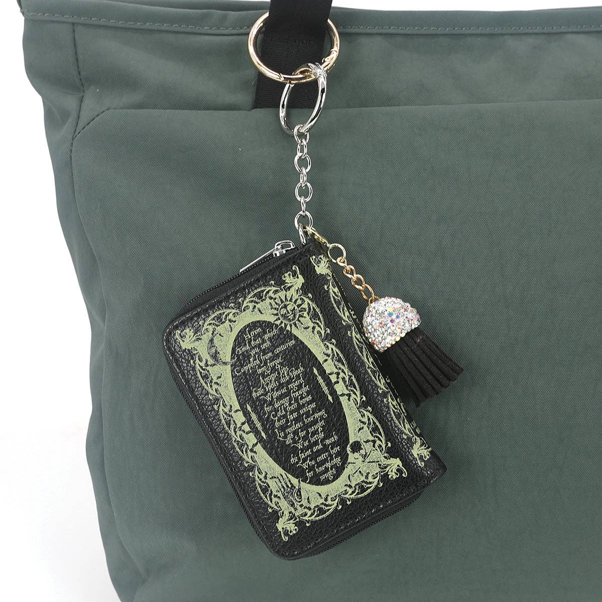 Book of Spells Book Keychain Coin Purse