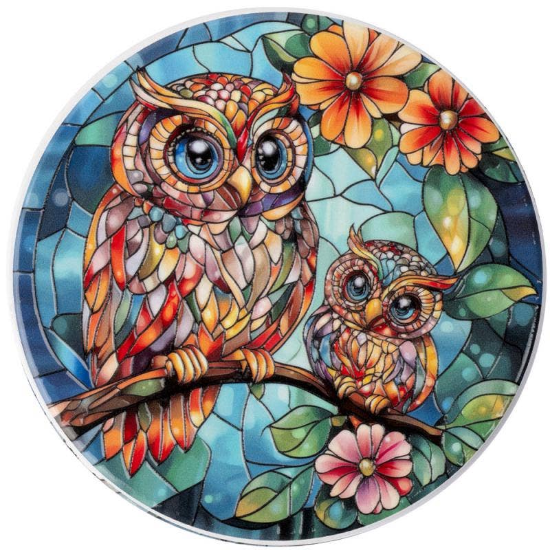 Ceramic Owl Coasters