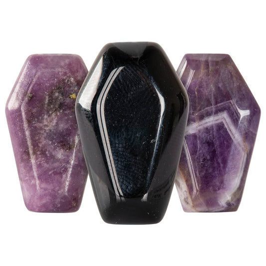 Coffin Crystal Purple Amethyst