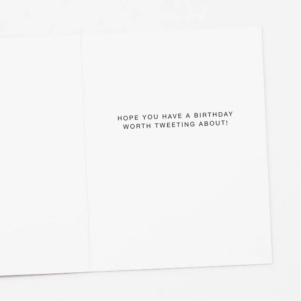 Happy BIRD-day Birthday Greeting Card