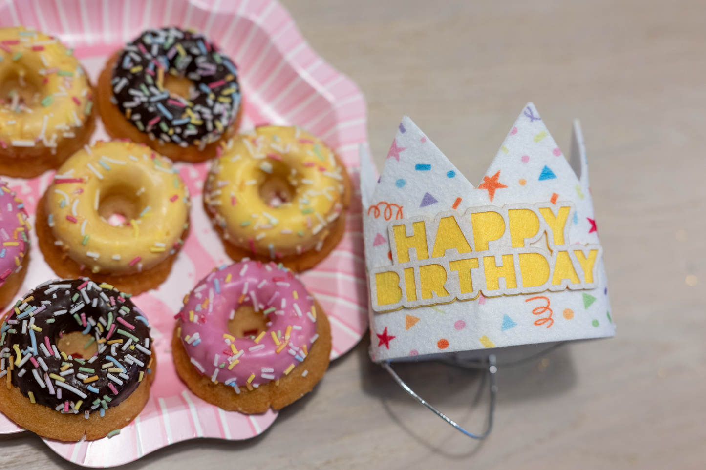 HB Confetti Felt Mini Crown