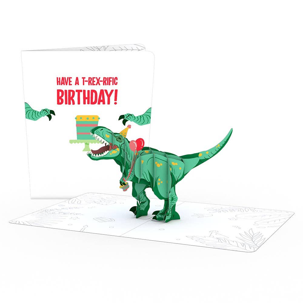 T-Rex Birthday Pop-Up Cards