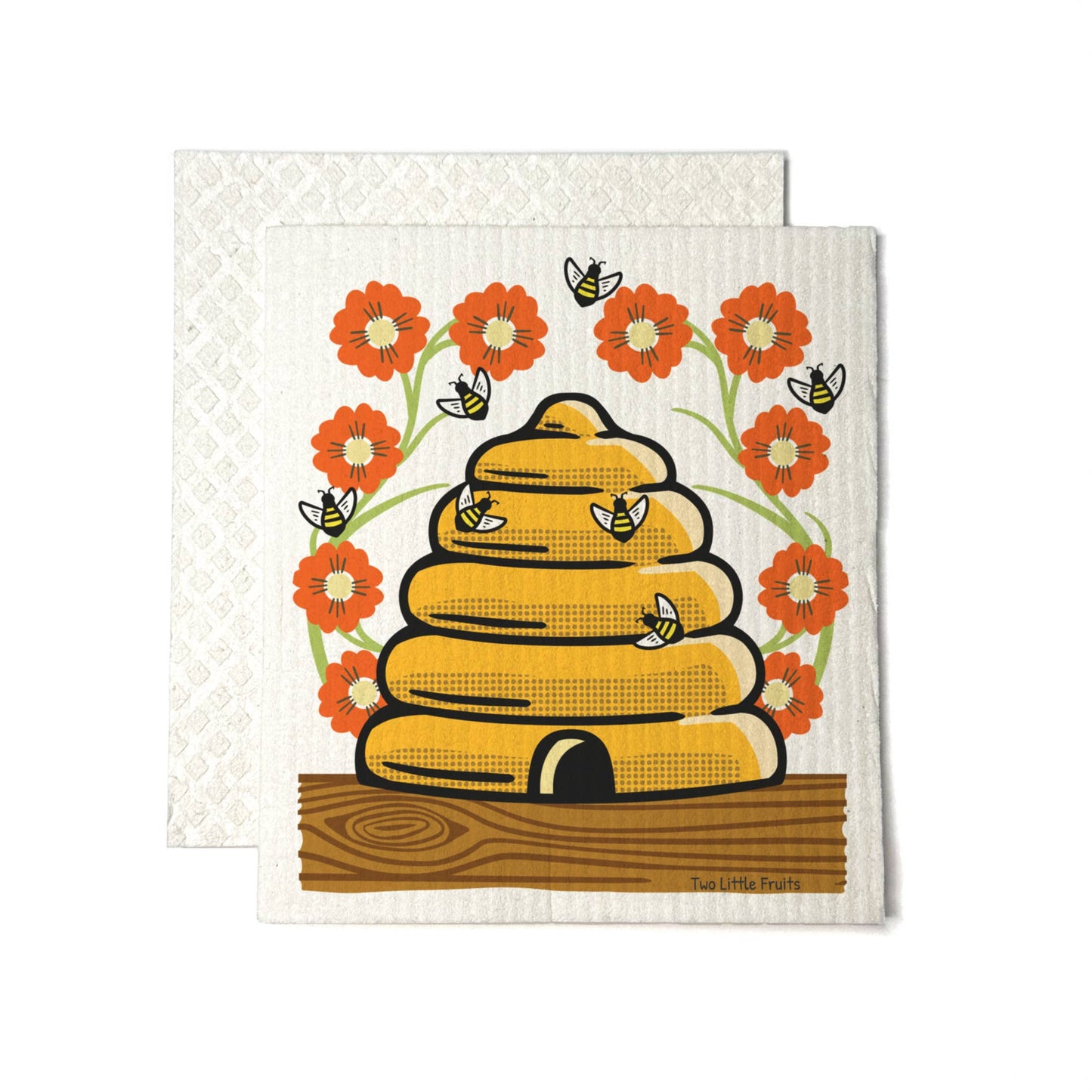 Honeybee Swedish Dishcloth
