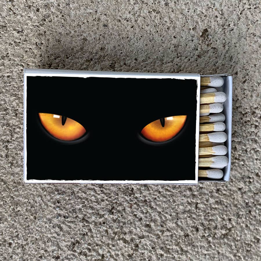 Cat Eyes Matchbox Decorative Matches