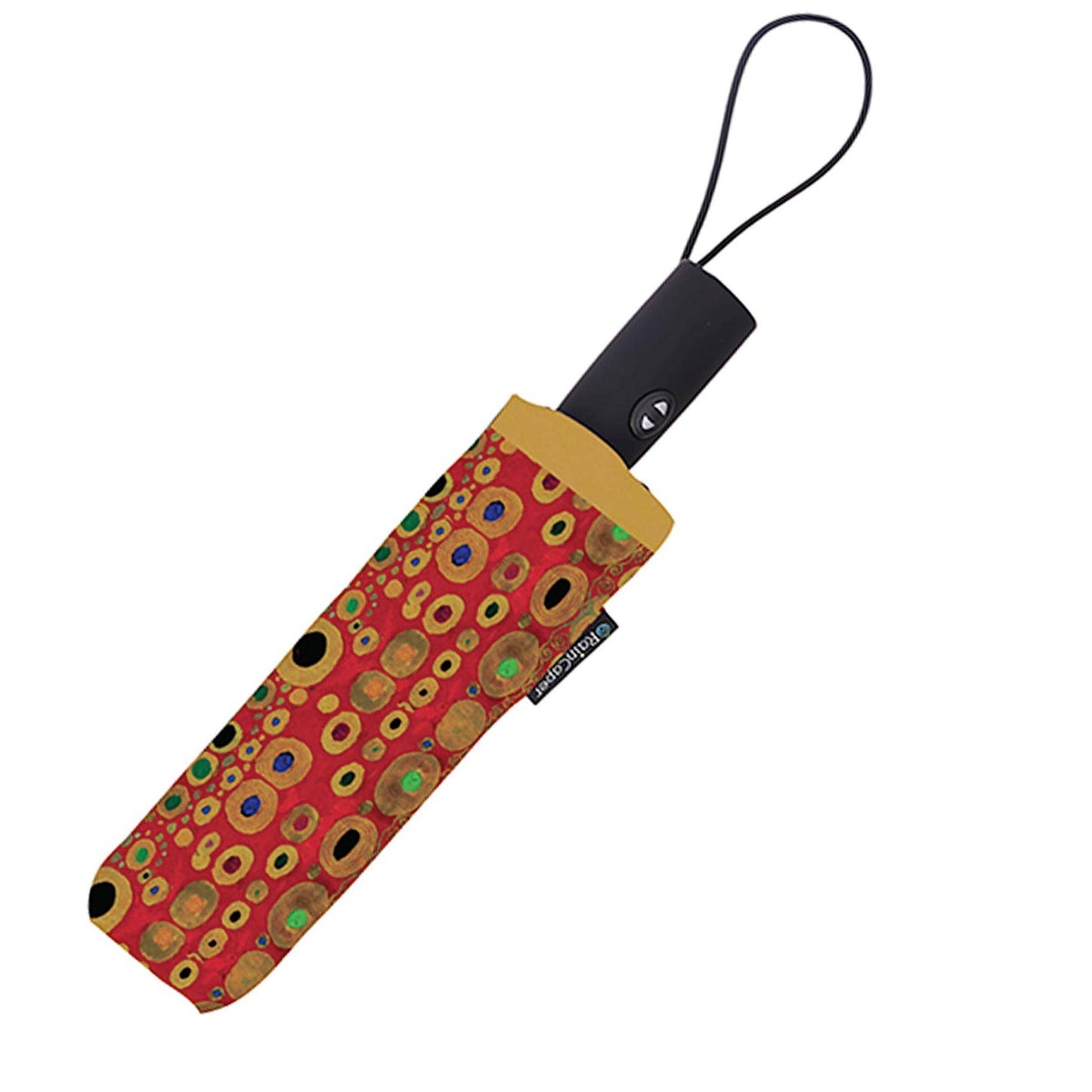 Klimt "Hope II" Red Folding Travel Umbrella