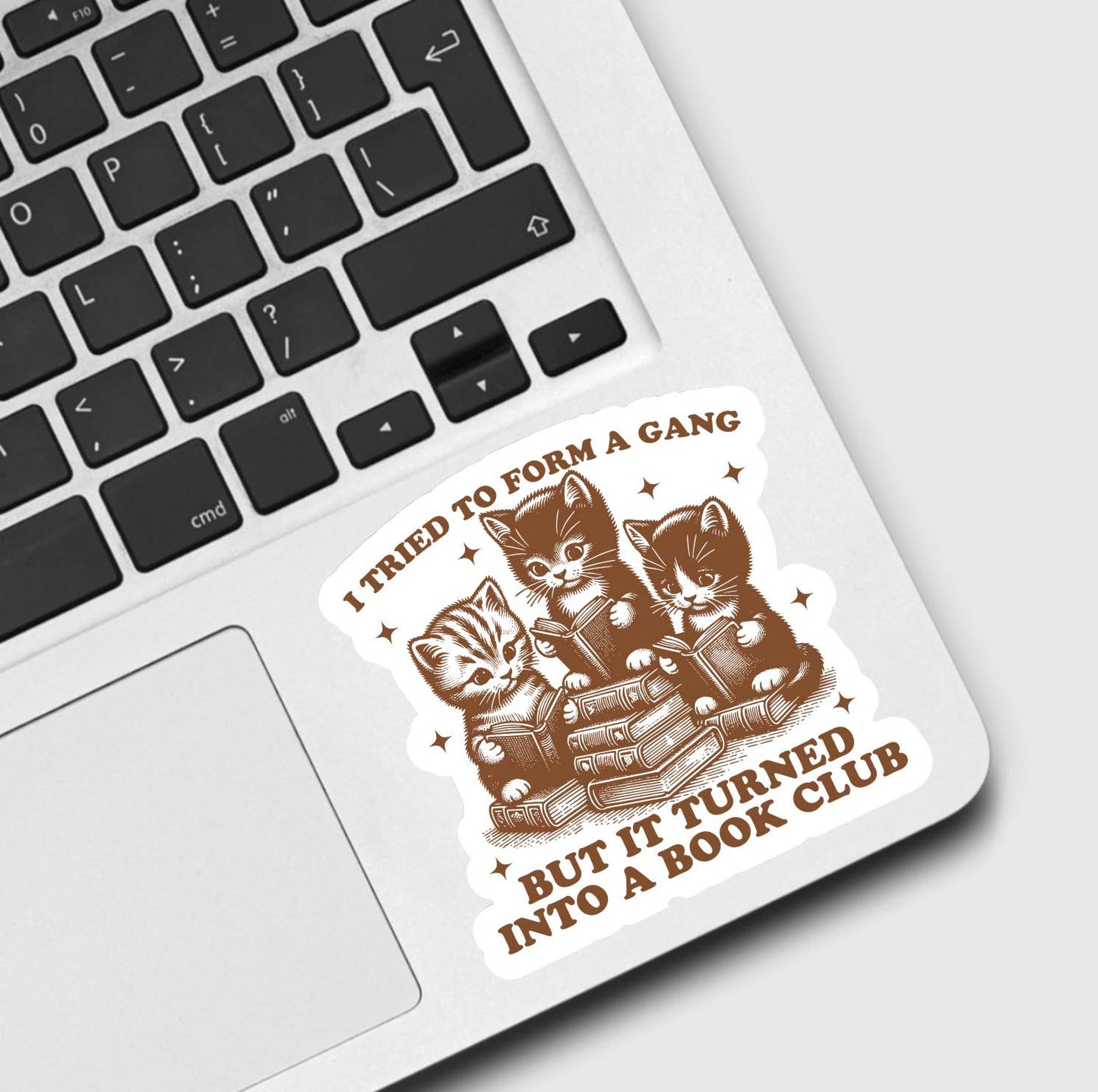 Book Club Cats Sticker