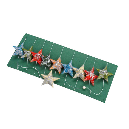 Bright Holiday Stars Garland