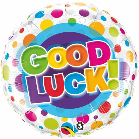 Good Luck! Dots Foil Balloon
