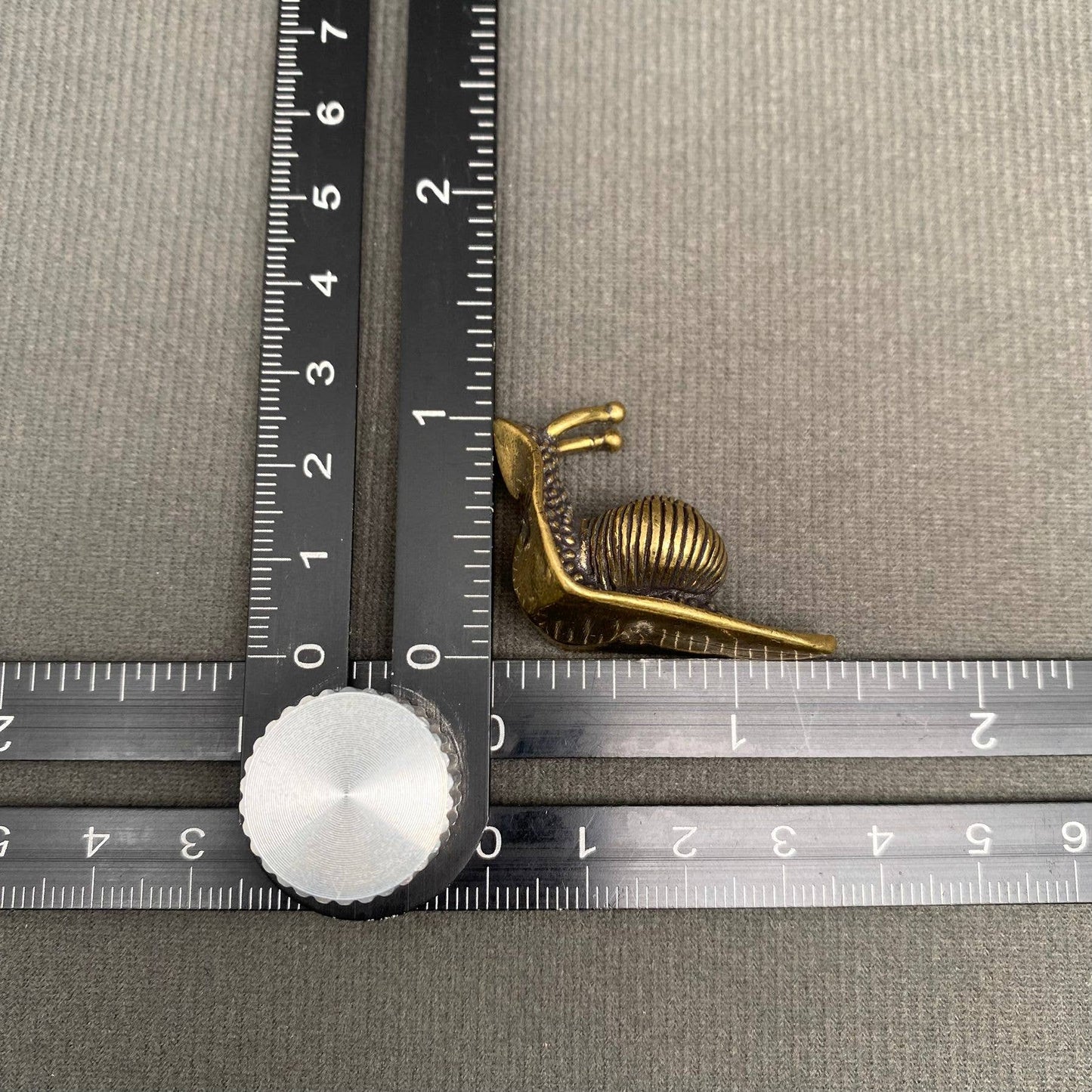Brass Snail Figurine