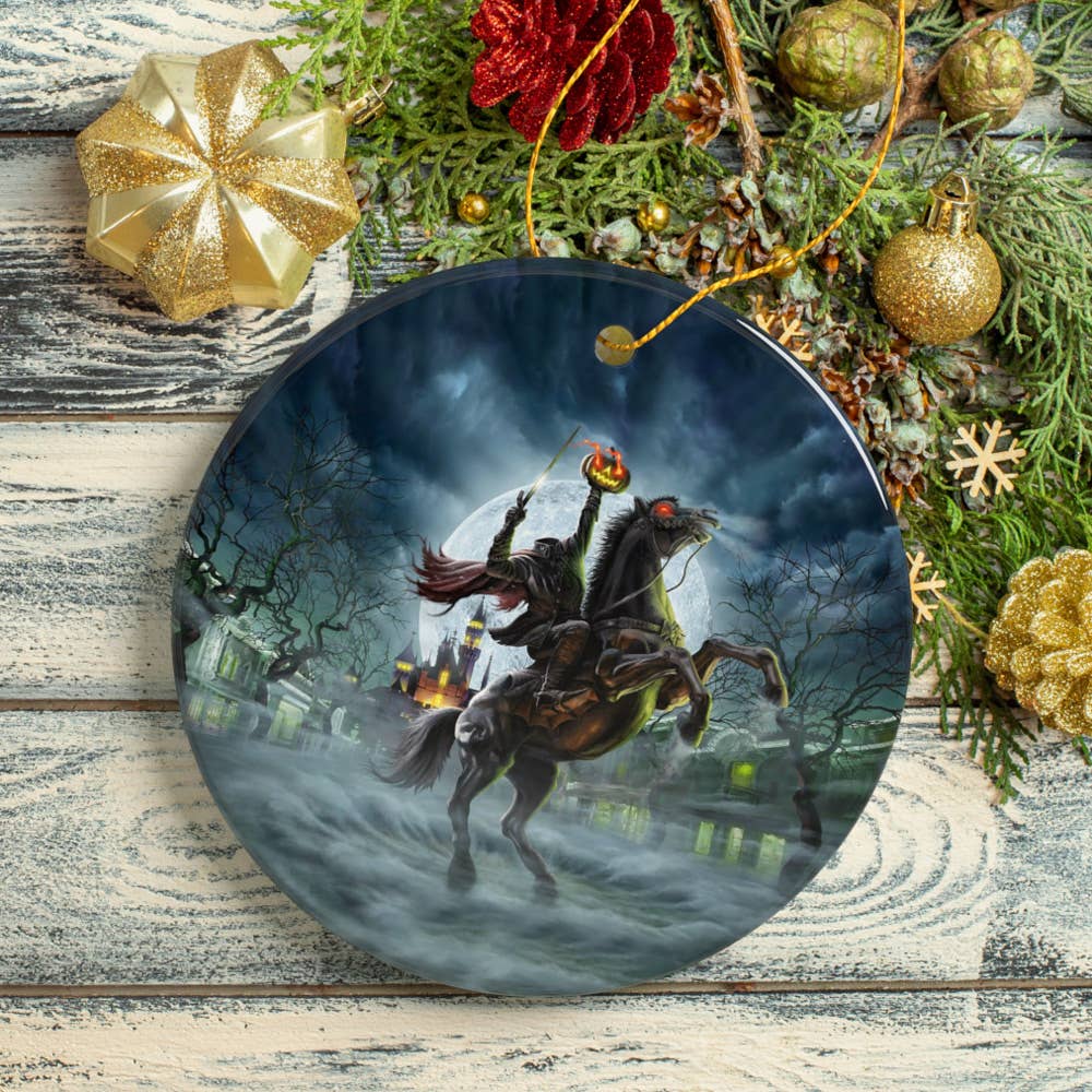 The Headless Horseman Spooky Halloween Ornament