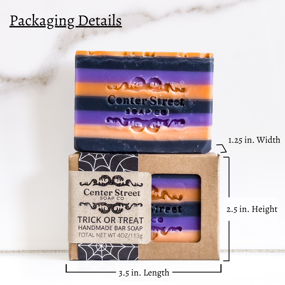 Trick or Treat Halloween Handmade Bar Soap - 4oz
