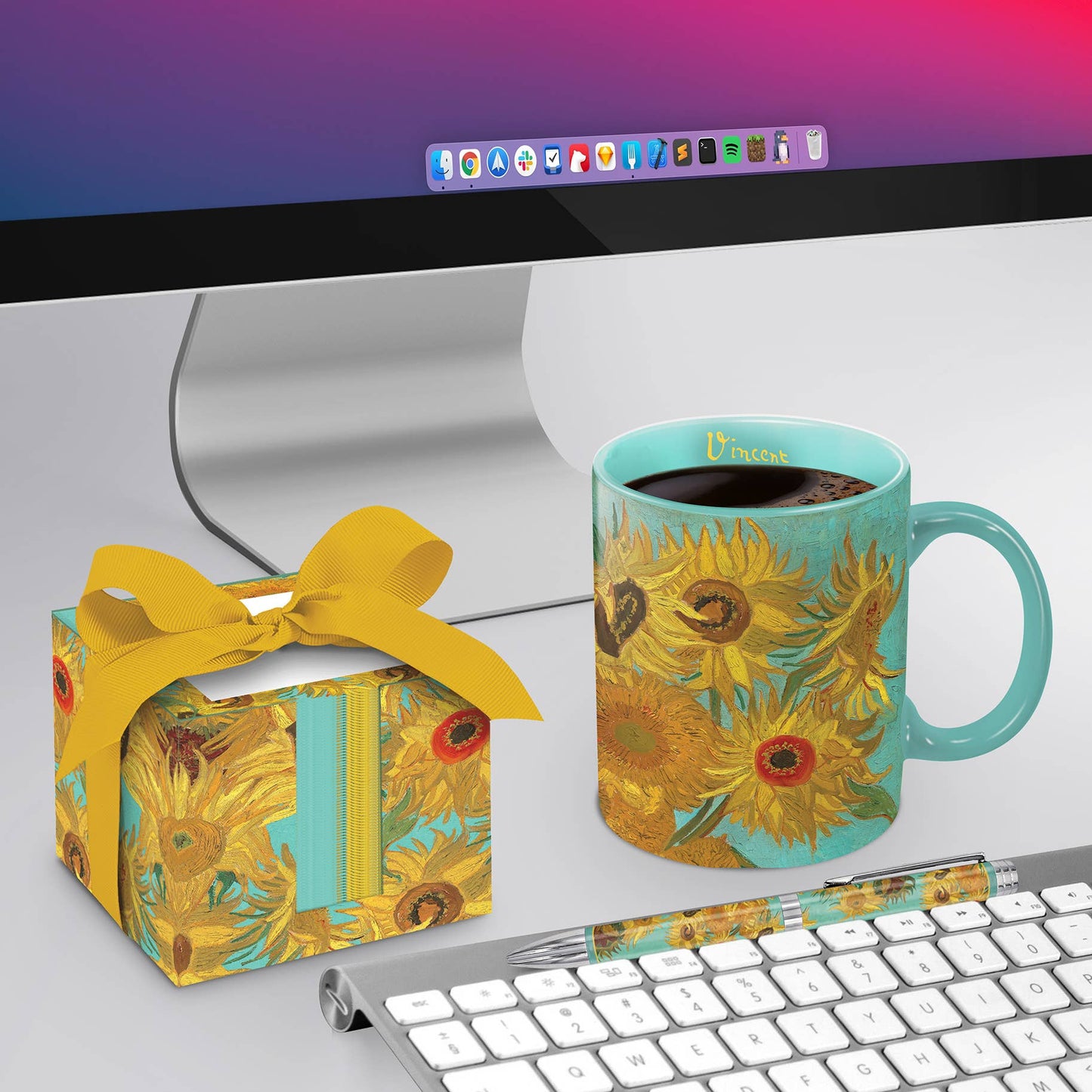 Porcelain Mug - van Gogh Sunflowers