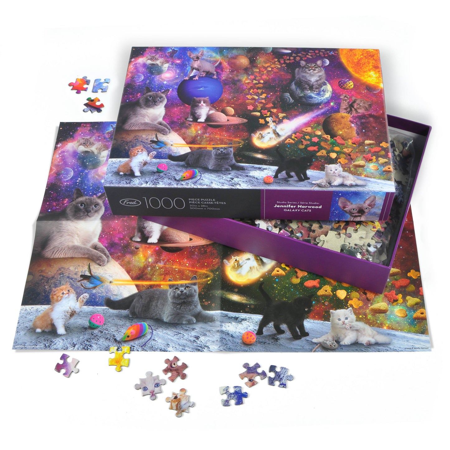 Galaxy Cats Puzzle 1000pc