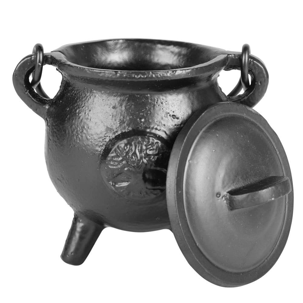 Tree Of Life Cast Iron Cauldron