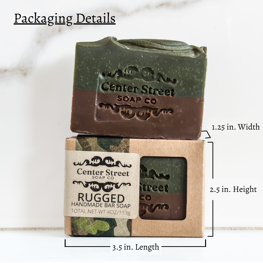 Rugged Vegan Handmade Bar Soap