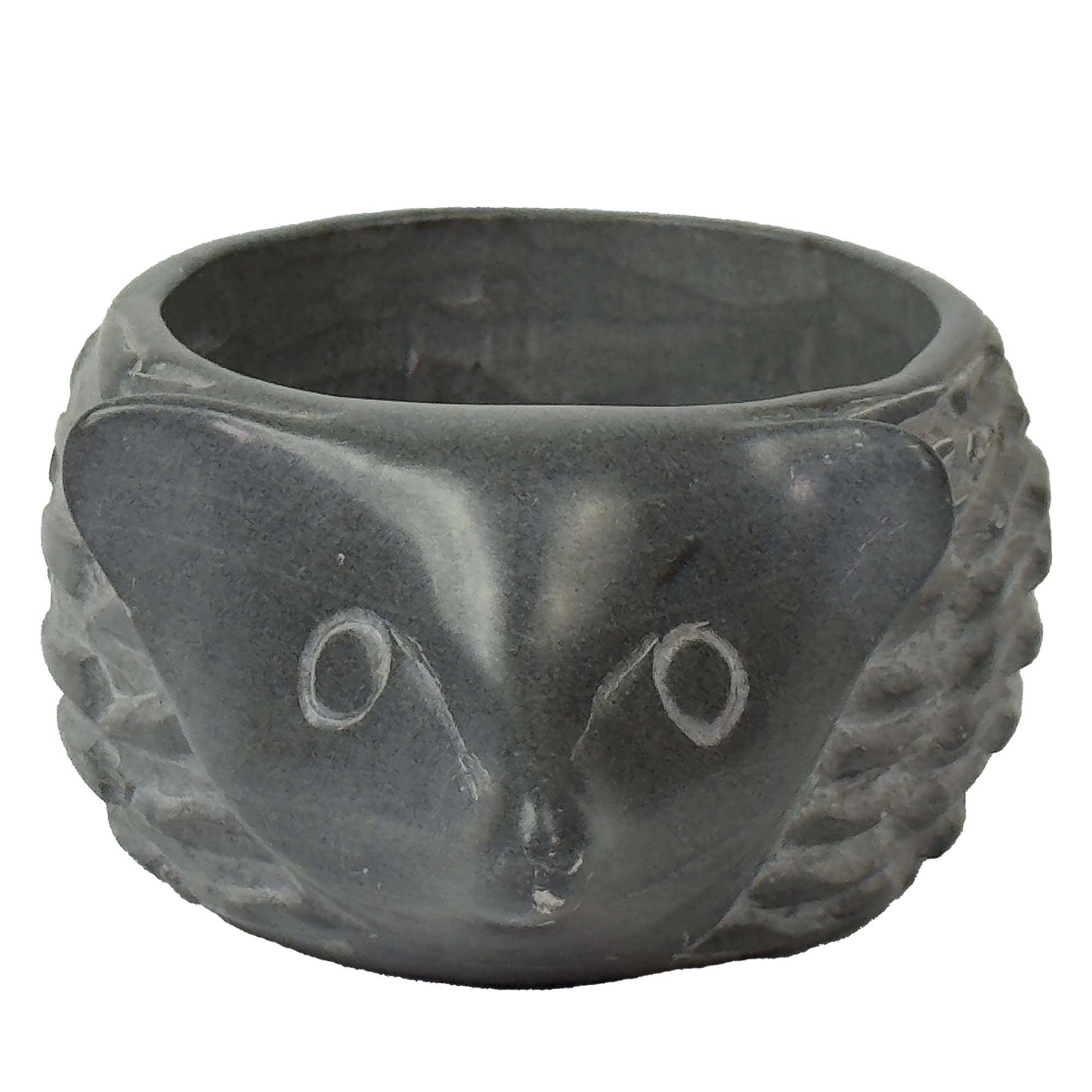 Soapstone Hedgehog Bowl