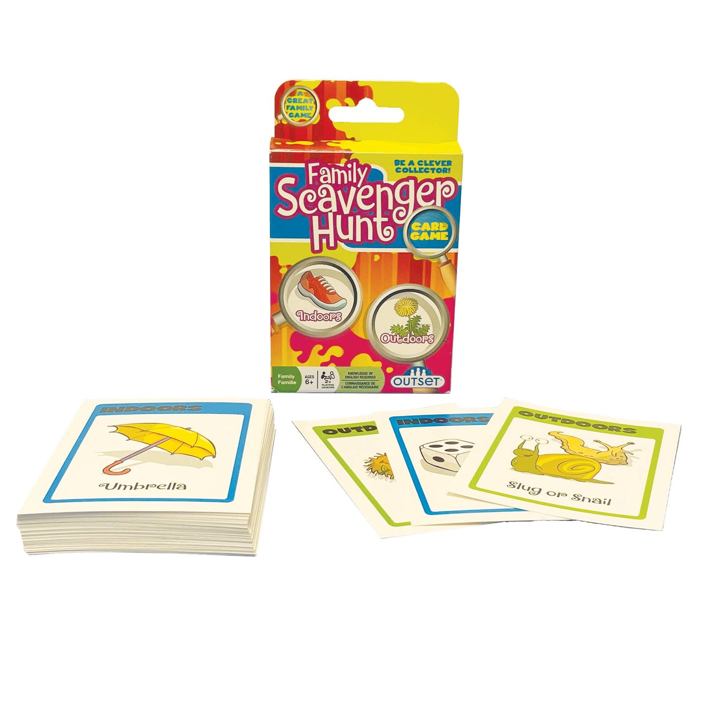 Family Scavenger Hunt Card Game