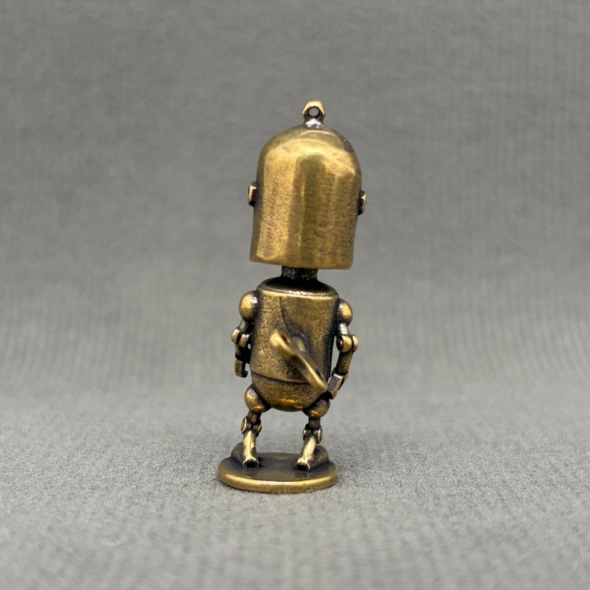 Mini Robot Brass Figurine