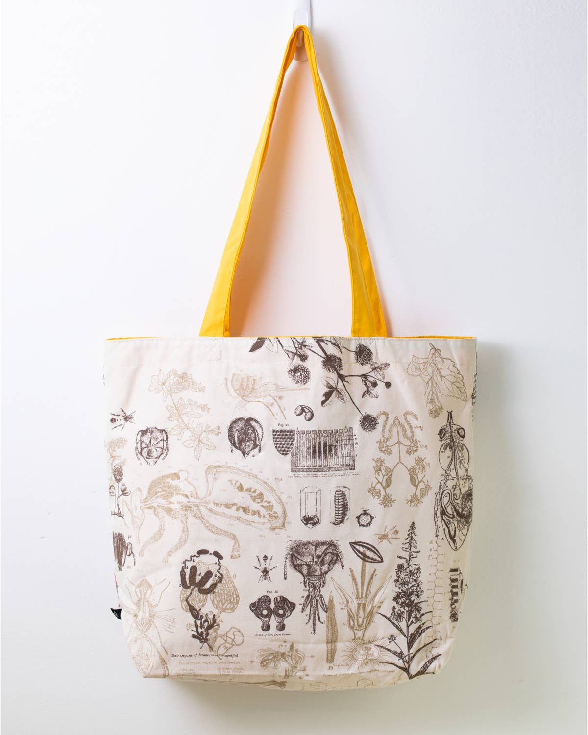 Honey Bee Canvas Shoulder Tote Bag