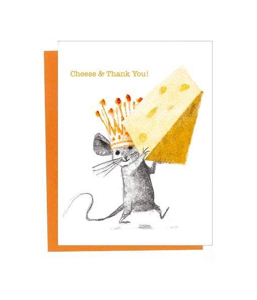 Cheese & Thank You Greeting Card