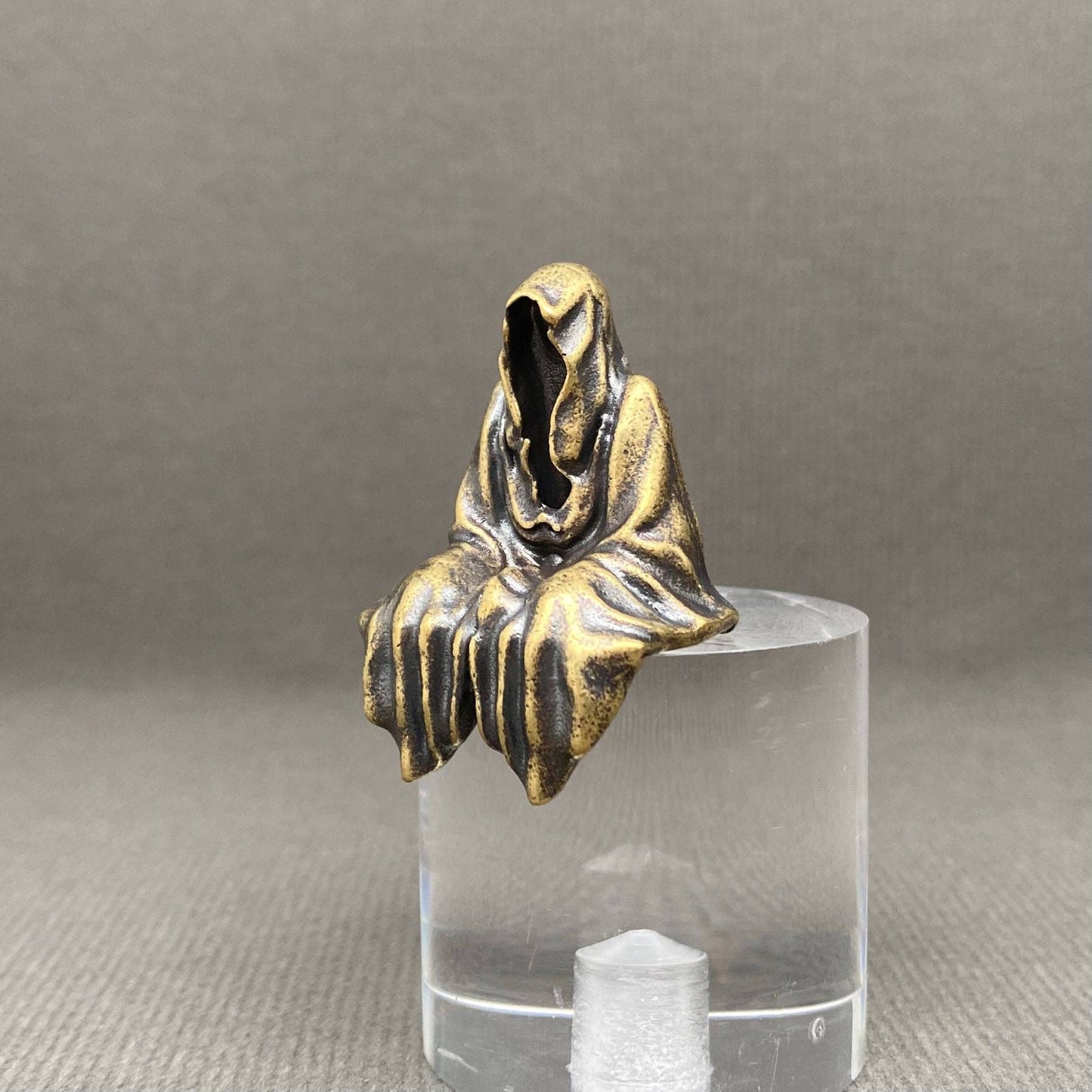 Brass Mystic Mage Figurine