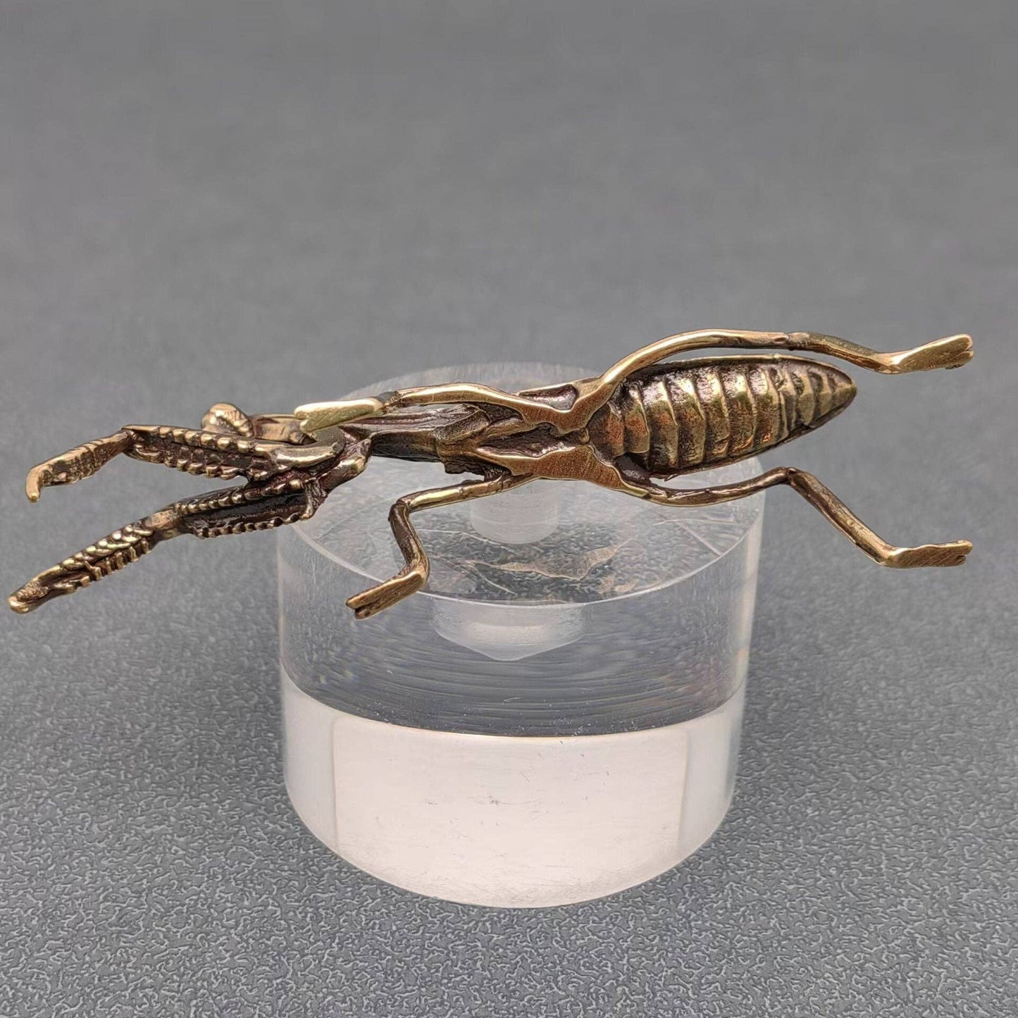 Brass Mantis Figurine