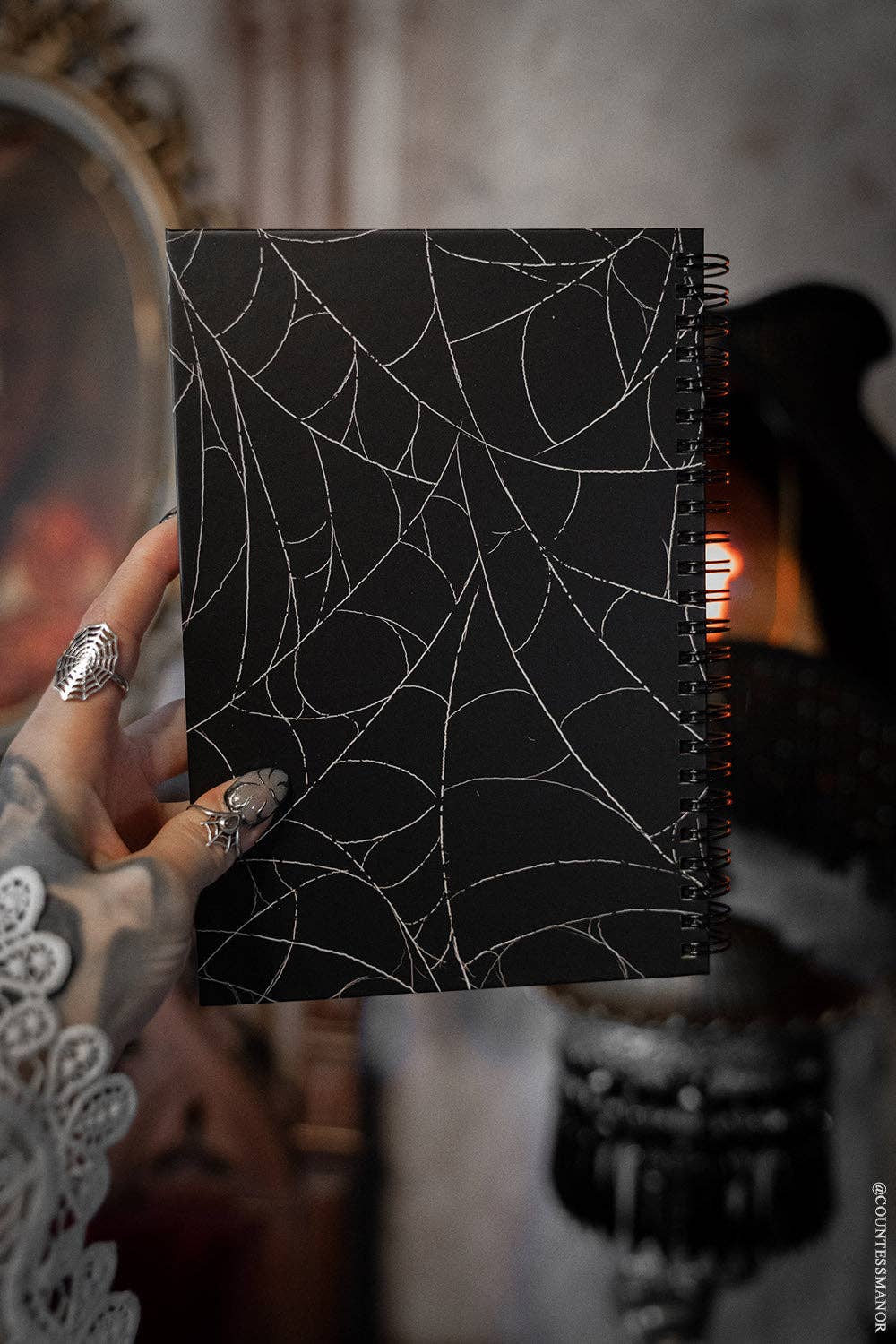 Death Spider Spiral Notebook