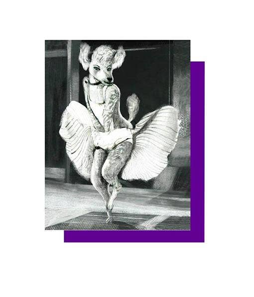 Hairlyn Monroe Greeting Card