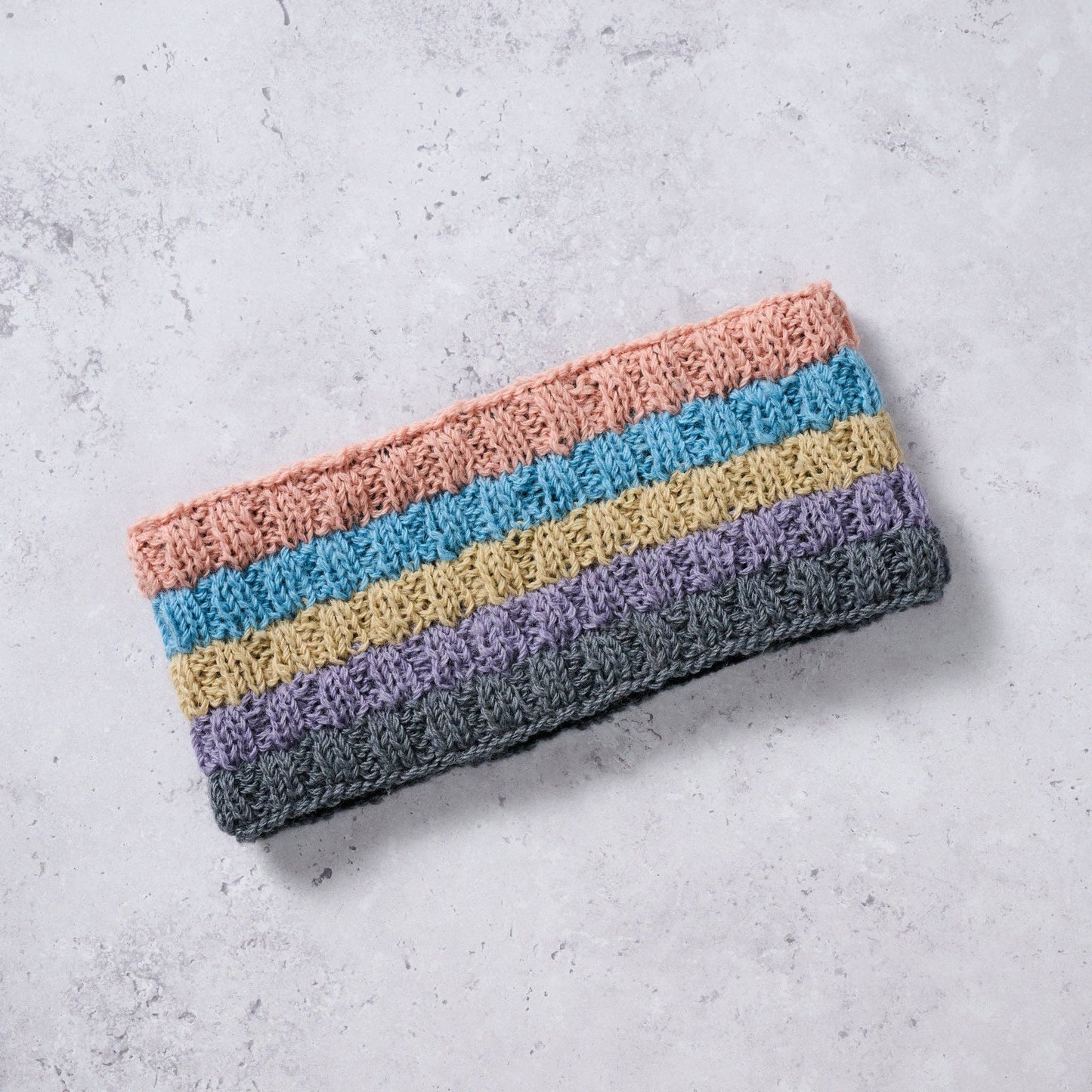 Pastel Stripes Wool Headband