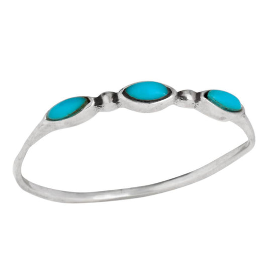 Indivisibility Turquoise Sterling Silver Ring