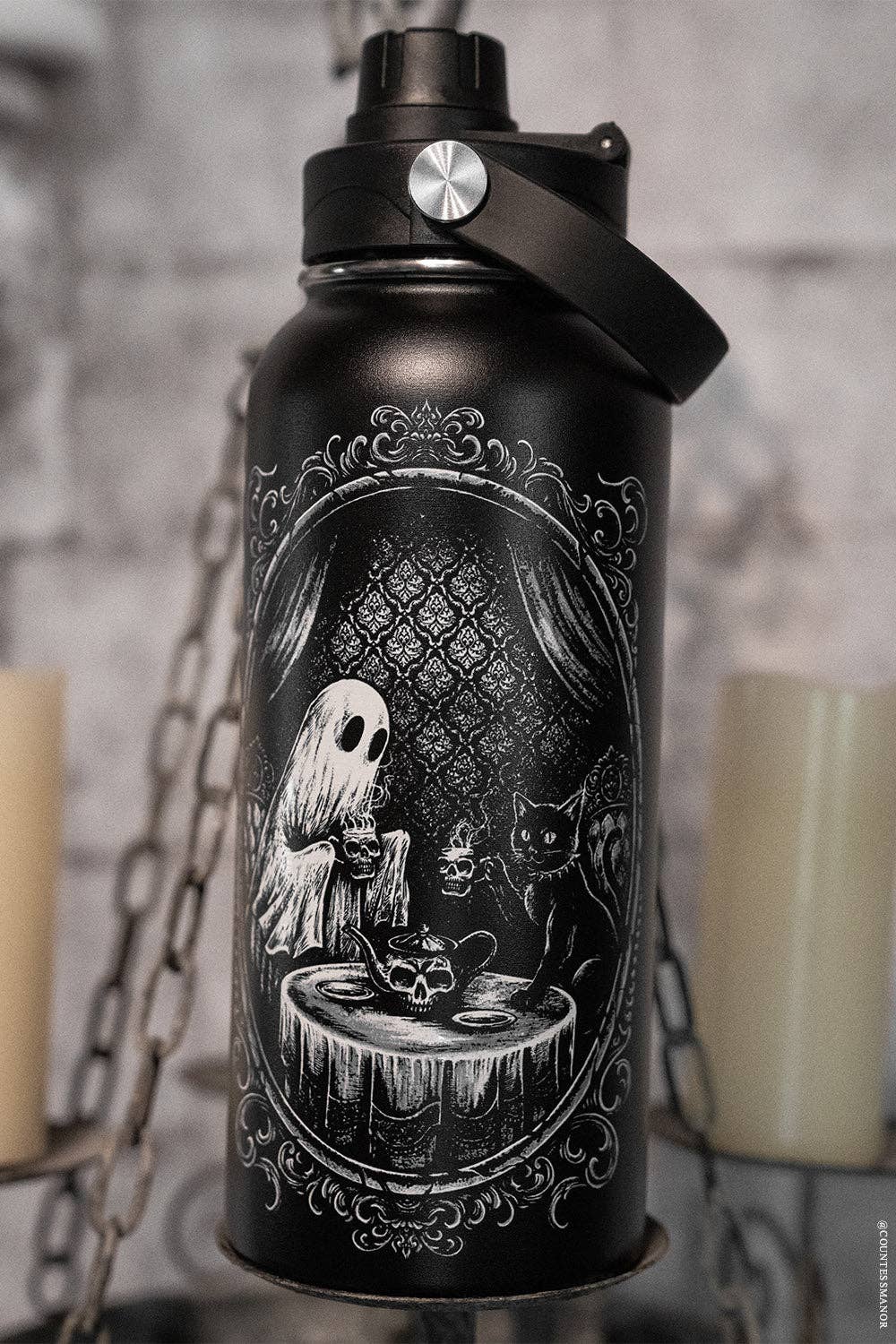 Ghost Friends 32 Oz Water Bottle